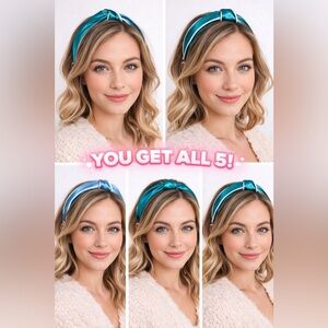 ✨ Satin Headbands Bundle – YOU GET ALL 5 | NEW ✨